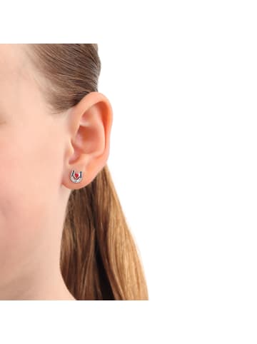 Amor Ohrstecker Silber 925, rhodiniert in Rosa
