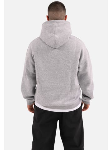 Megaman Basic Oversize Hoodie in Grey-Melange