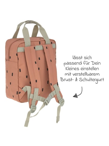 Lässig 3-tlg. Set Rucksack Mini Square Backpack in orange