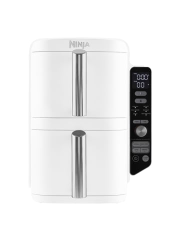 NINJA Heißluftfritteuse SL400EU Double Stack 2-Ebenen XL in weiß