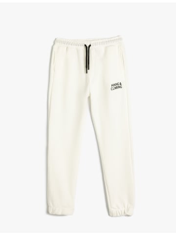 KOTON Sweathose in Ekru