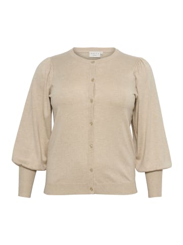 KAFFE curve Strickjacke KClizzy in Feather Gray Melange