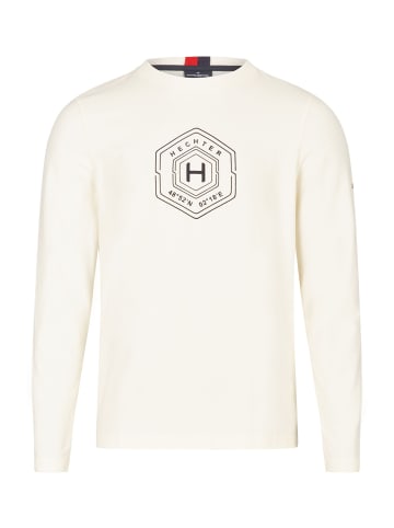 HECHTER PARIS Langarmshirt in offwhite