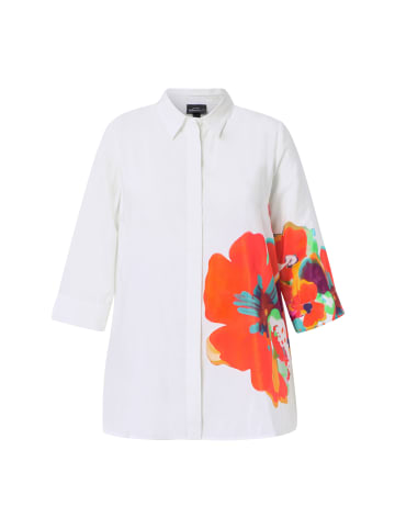 Ulla Popken Hemdbluse in schneeweiß