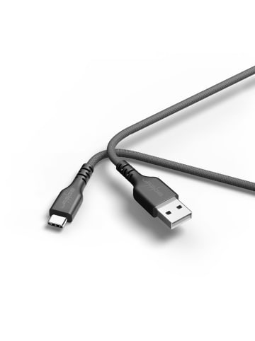 uRage uFlex, USB-A-USB-C, 2,2 m, Schwarz in Schwarz