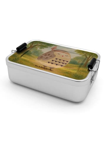 Mr. & Mrs. Panda Lunchdose Eule Federschmuck Design ohne Spruch in Weiß