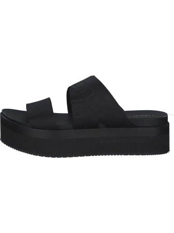 Calvin Klein Plateau-Pantoletten in BLACK