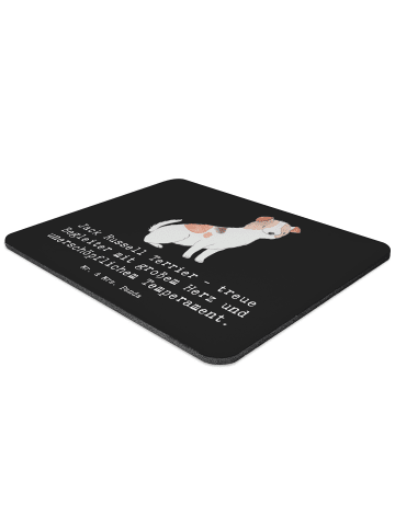 Mr. & Mrs. Panda Mouse Pad Jack Russell Terrier mit Spruch in Schwarz