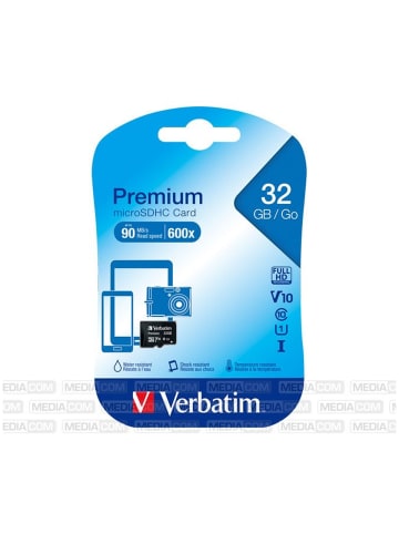Verbatim Verbatim Premium Class 10 U1 microSDHC 32GB
