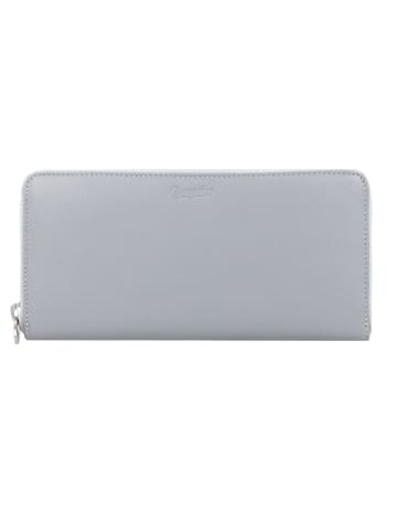 Esquire Viktoria Geldbörse RFID Leder 19 cm grau