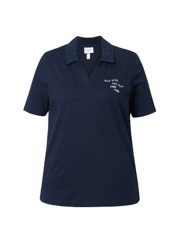 Ulla Popken Poloshirt in marine