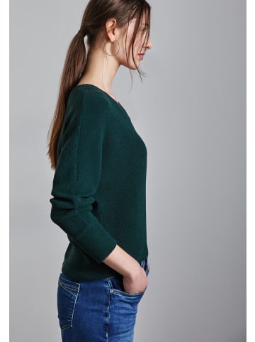 Street One 'Kuscheliges Strukturshirt' Grün