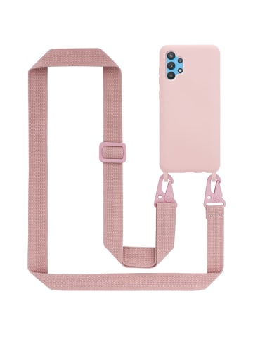 cadorabo Handykette für Samsung Galaxy A52 (4G / 5G) / A52s Hülle in LIQUID PINK