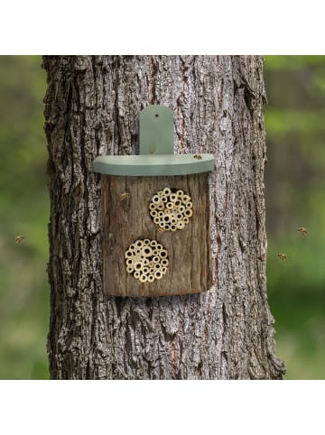 relaxdays Insektenhotel in Natur/ Grün