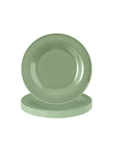 Seltmann Weiden 6er Set Brotteller Beat Color Glaze ø 17 cm in Salbeigrün
