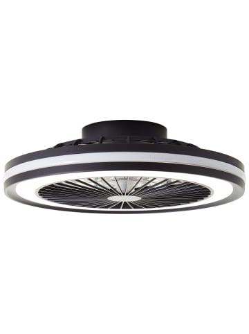 Brilliant LED-Deckenventilator – Dimmbar, RGB & CCT Licht, Ø 46,5 cm, Schwarz