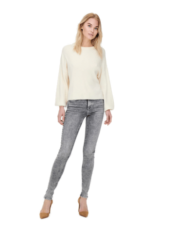 ONLY Jeans ONLBLUSH MID SK TAI918 skinny in Grau