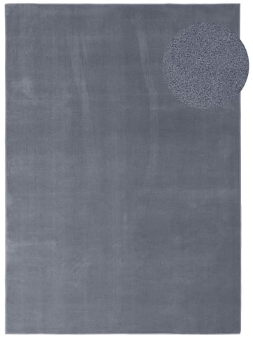Tara Carpet Kurzflor-Teppich Madrid Uni in Anthrazit