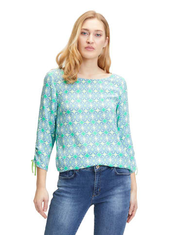 CARTOON Casual-Bluse mit Muster in Cream/Green