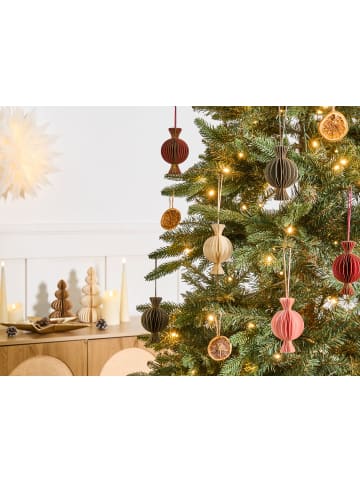 Beliani 16er-Set Weihnachtsbaumkugeln RAUMA in Bunt