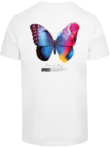Mister Tee T-Shirt "Become the Change" in Weiß