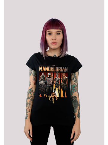 F4NT4STIC T-Shirt Star Wars The Mandalorian Characters in schwarz