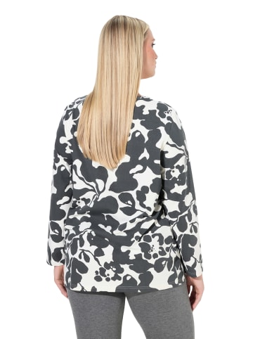Ulla Popken Langarmshirt in wollweiß