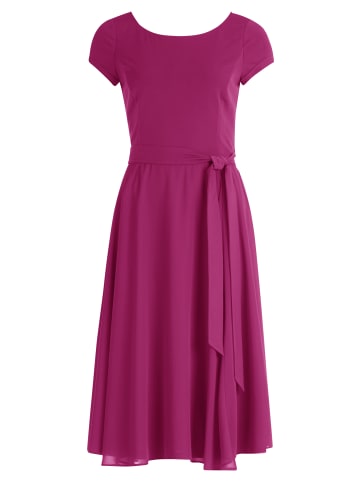 Vera Mont Cocktailkleid mit Gürtel in Patch Pink/Pink