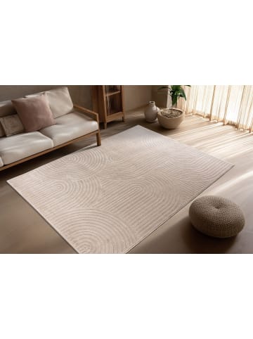 Teppich Boss Kurzflor Teppich Berit 325 Beige - Beige