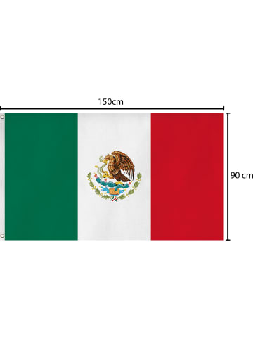 normani Fahne Länderflagge 90 cm x 150 cm in Mexiko