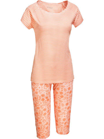 REDBEST Single-Jersey Schlafanzug in mandarine