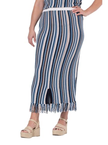 Ulla Popken Midirock in denimblau