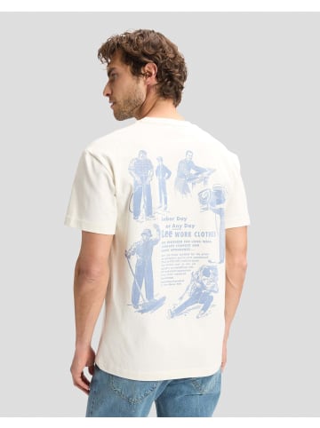 Lee T-Shirt Workwear Worker in Ecru