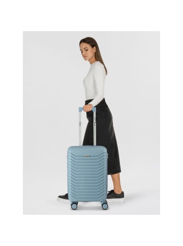 benzi 5820 4 Rollen Kabinentrolley 55 cm hellblau