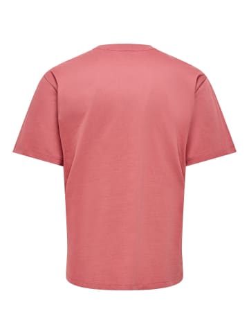 ONLY & SONS T-shirt in Dusty Cedar
