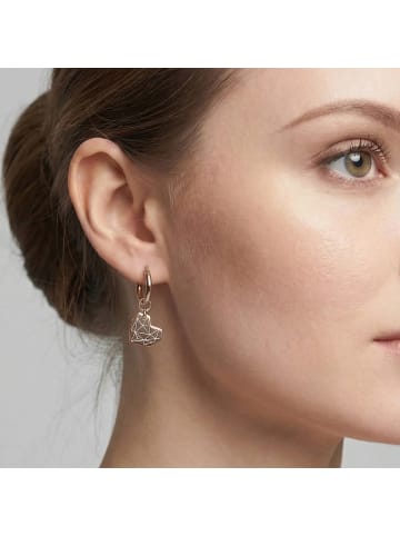 LIEBESKIND BERLIN Creolen Simply Broken Heart in roségold