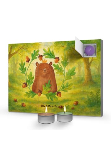 Mr. & Mrs. Panda adventskalender kerzen Bär König Design ohne Sp... in Weiß