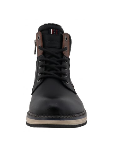 Tom Tailor Schnürstiefel Kalk.3.0 in Schwarz