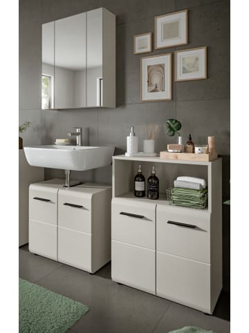 Inn.Furn Badmöbel-Set Kaschmir 135 cm 3-teilig, Badezimmer Schränke in modernem Design