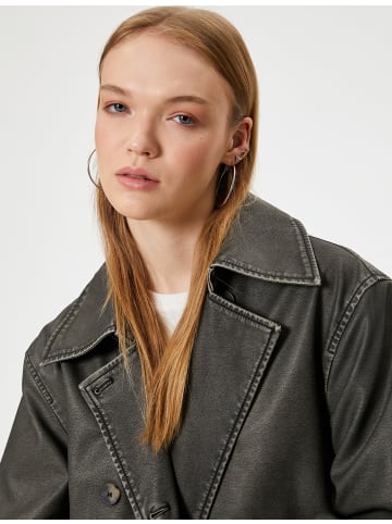 KOTON Trenchcoat in Anthrazit