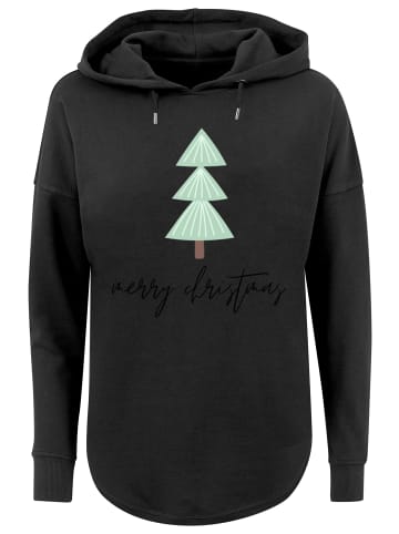 F4NT4STIC Oversized Hoodie Merry Christmas Weihnachten in schwarz