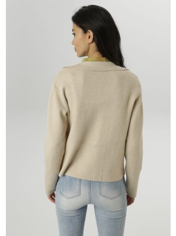 Aniston SELECTED Kurzblazer in beige
