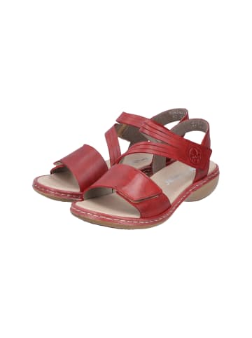rieker Leder-Sandalen „Lugano“ Rot