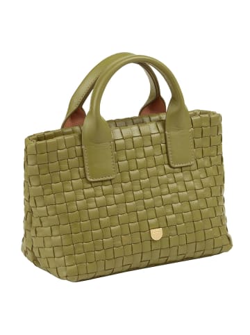 DuDu Ibiza Handtasche Leder 22 cm in olive