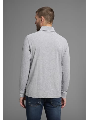 Bruno Banani Rollkragenshirt in dunkel grau meliert