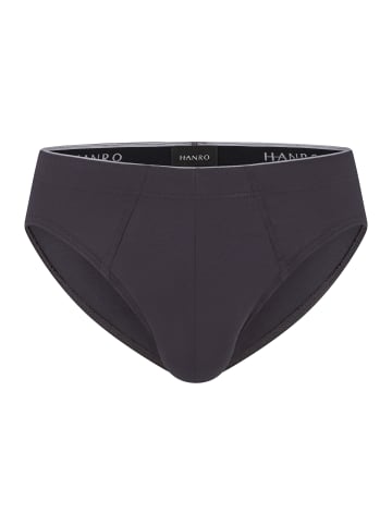 Hanro Slip / Unterhose Cotton Superior in Coal Grey