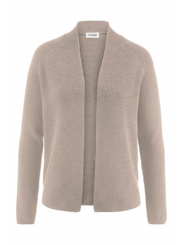 Hessnatur Hessnatur Strick Jacke Regular aus reiner Bio-Baumwolle in taupe