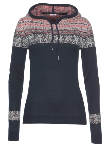 Kangaroos Kapuzenpullover in marine-gemustert