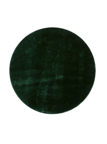 KADIMA DESIGN Teppich Kurzflor waschbar Unifarben Wohnzimmer in Grün