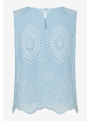 More & More Blusentop in hellblau